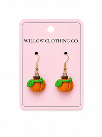 Pumpkin Patch Dangle Earrings