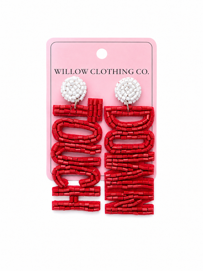 Touchdown Football Earrings