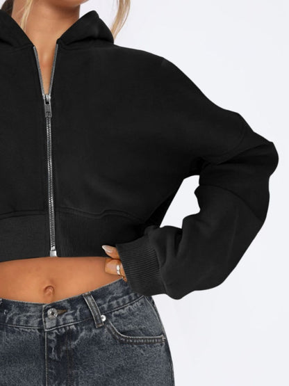 PREORDER: Athena Hooded Cropped Jacket