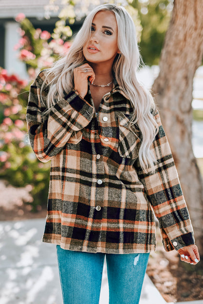 Buy our "PREORDER: Aspen Plaid Button Front Shirt Jacket with Breast Pockets" online – Willow Boutique Clothing. Shop stylish PREORDER: Aspen Plaid Button Front Shirt Jacket with Breast Pockets today.