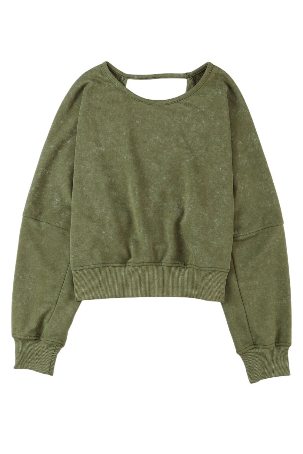 PREORDER: Taylor Cutout Round Neck Long Sleeve Sweatshirt