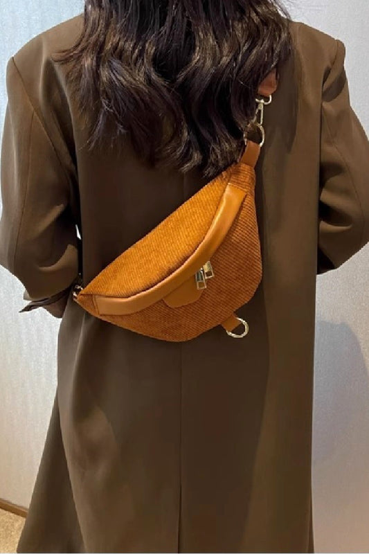 PREORDER: Zenana Corduroy Crossbody Bag