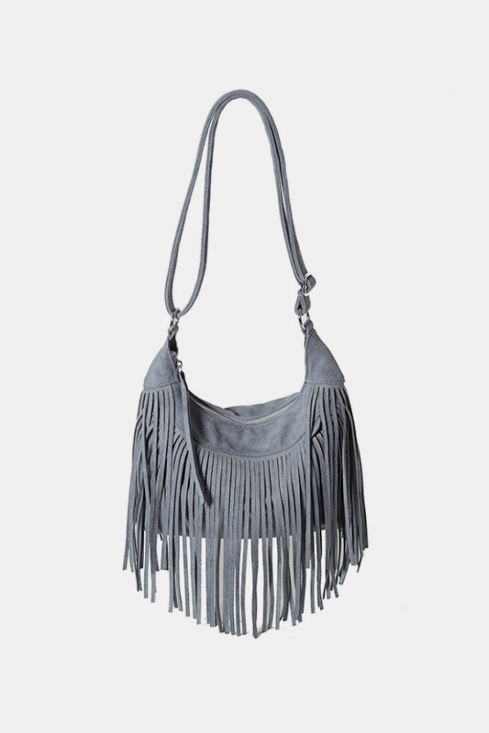 Everleigh Suede Fringe Shoulder Bag