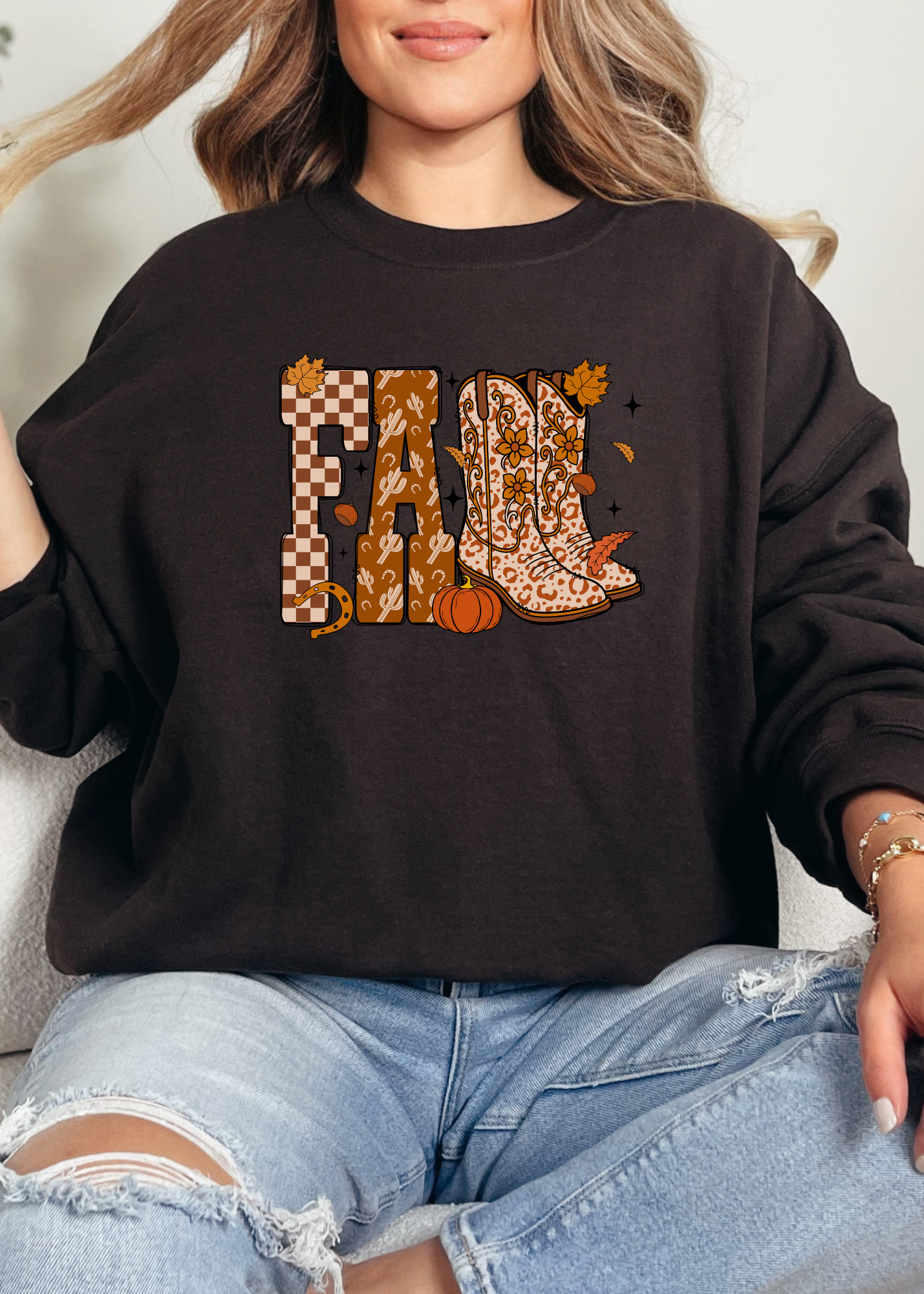 Fall Cowboy Graphic