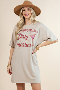 Dirty Martini T Shirt Dress