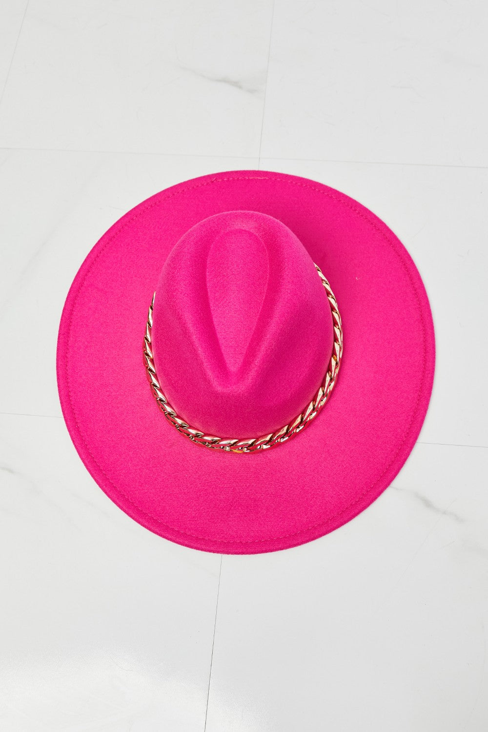 Glam Gal Fedora Hat in Pink