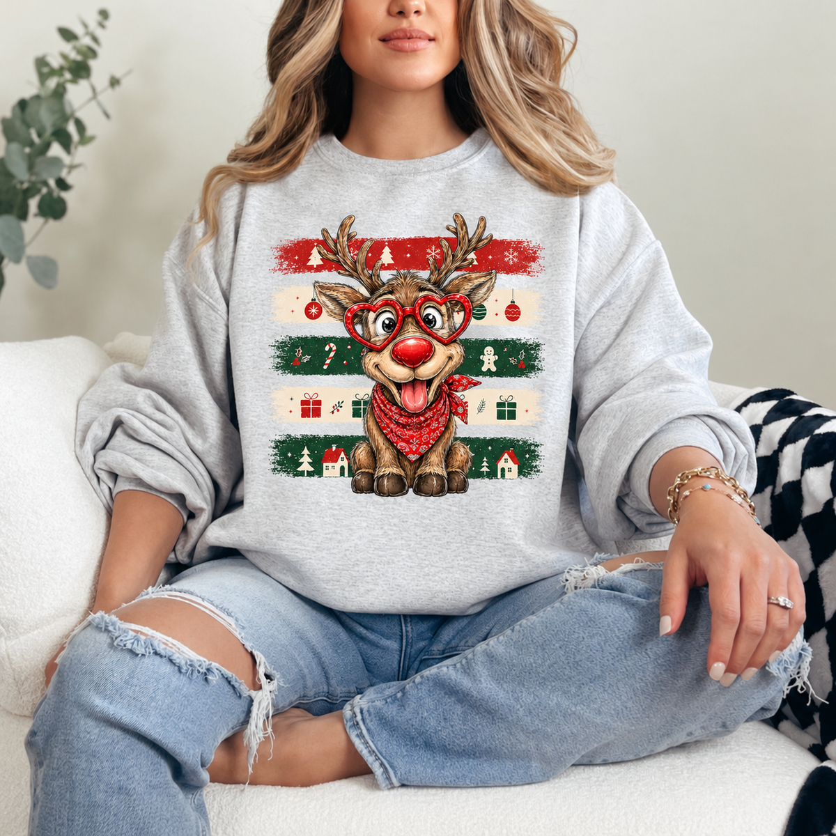 Rudolph Crewneck — Ash