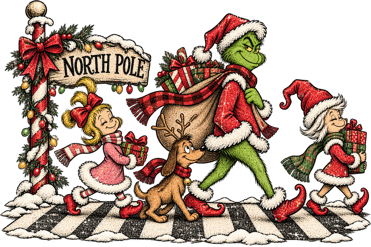 Whoville Christmas Parade Graphic original artwork