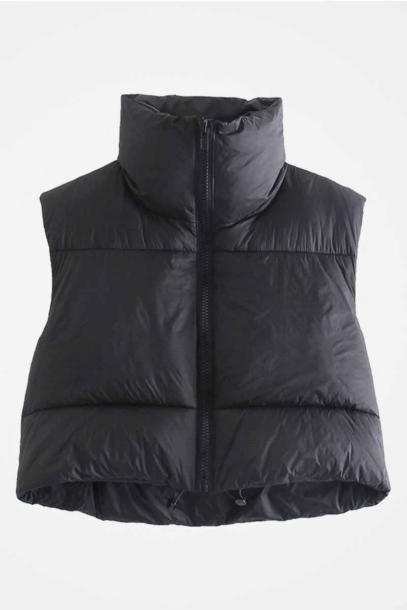 INSTANT CONFIDENCE CROP PUFFER VEST – Willow at Merle Norman