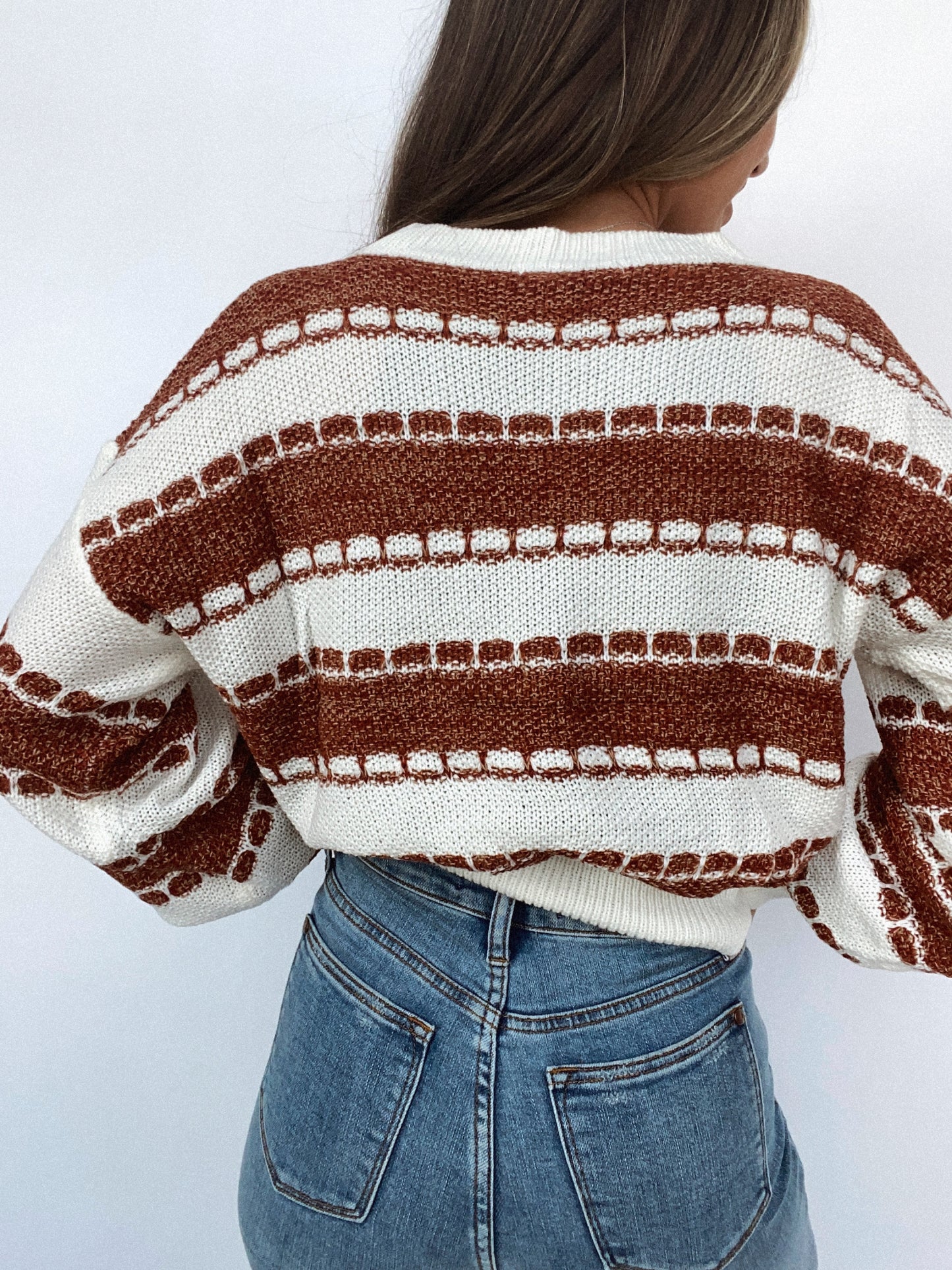Trick or Treat Puff Sleeve Sweater