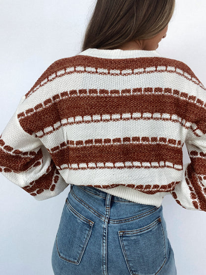 Trick or Treat Puff Sleeve Sweater
