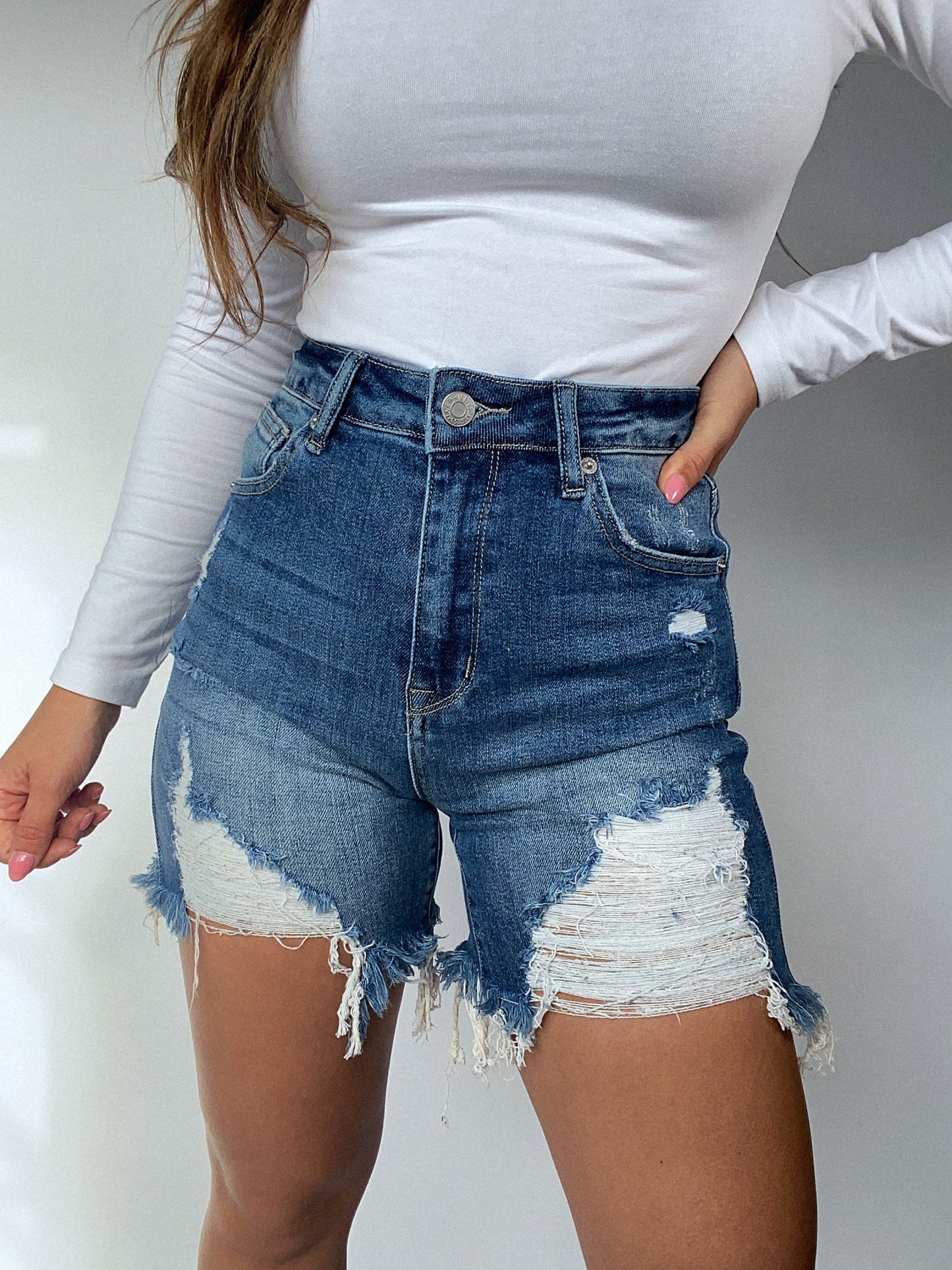Katie Risen Boyfriend Shorts