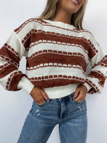 Trick or Treat Puff Sleeve Sweater