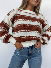 Trick or Treat Puff Sleeve Sweater